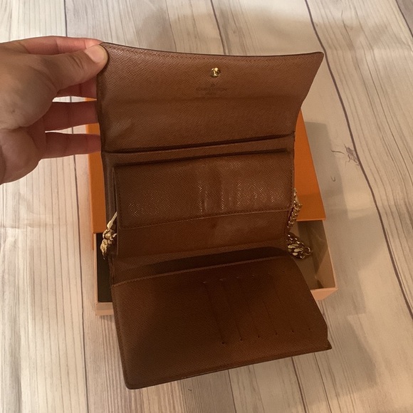 Authentic Luis Vuitton monogram Porte Tresor Etui papier trifold wallet - Picture 5 of 15